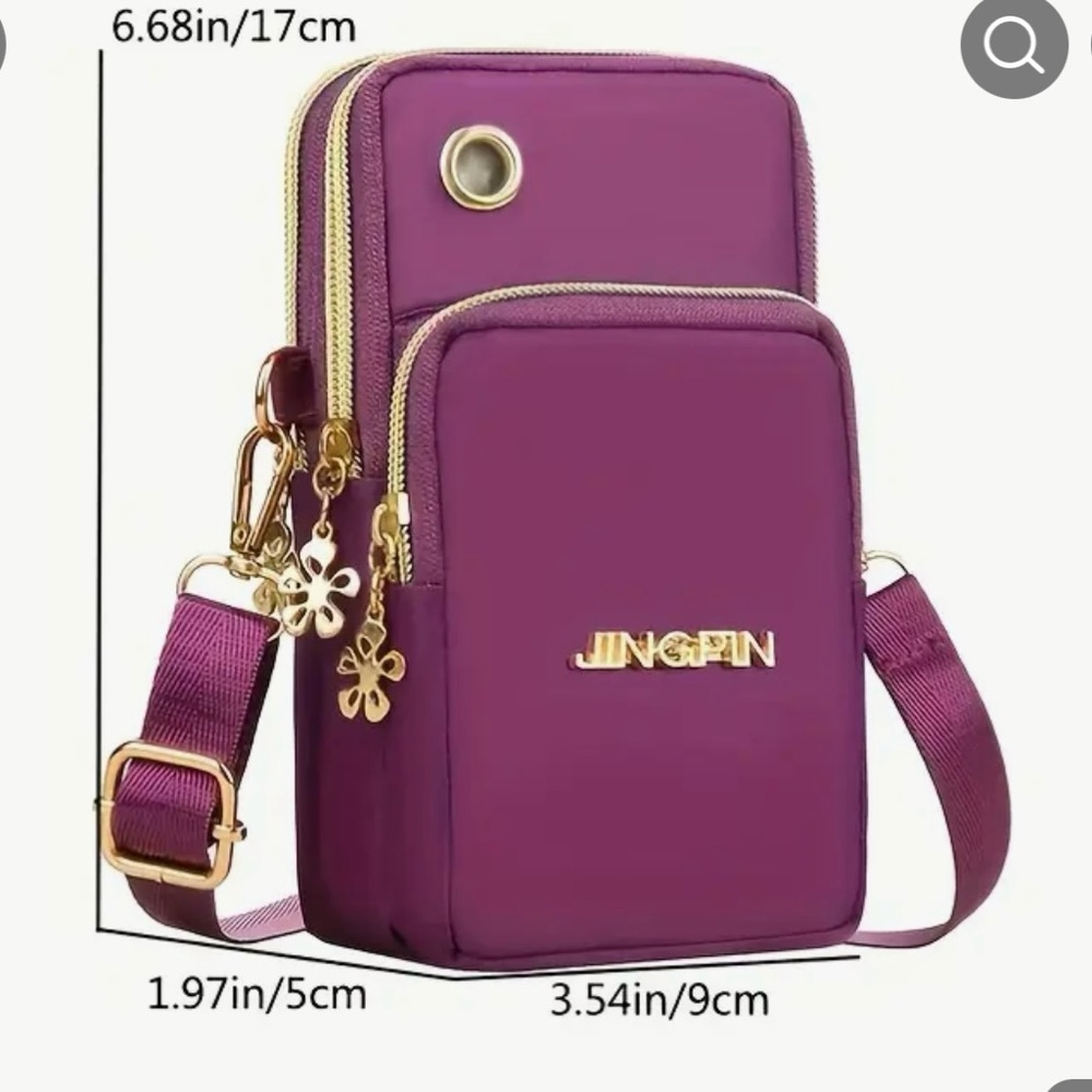 Purple Crossbody/ armband Bag for Women